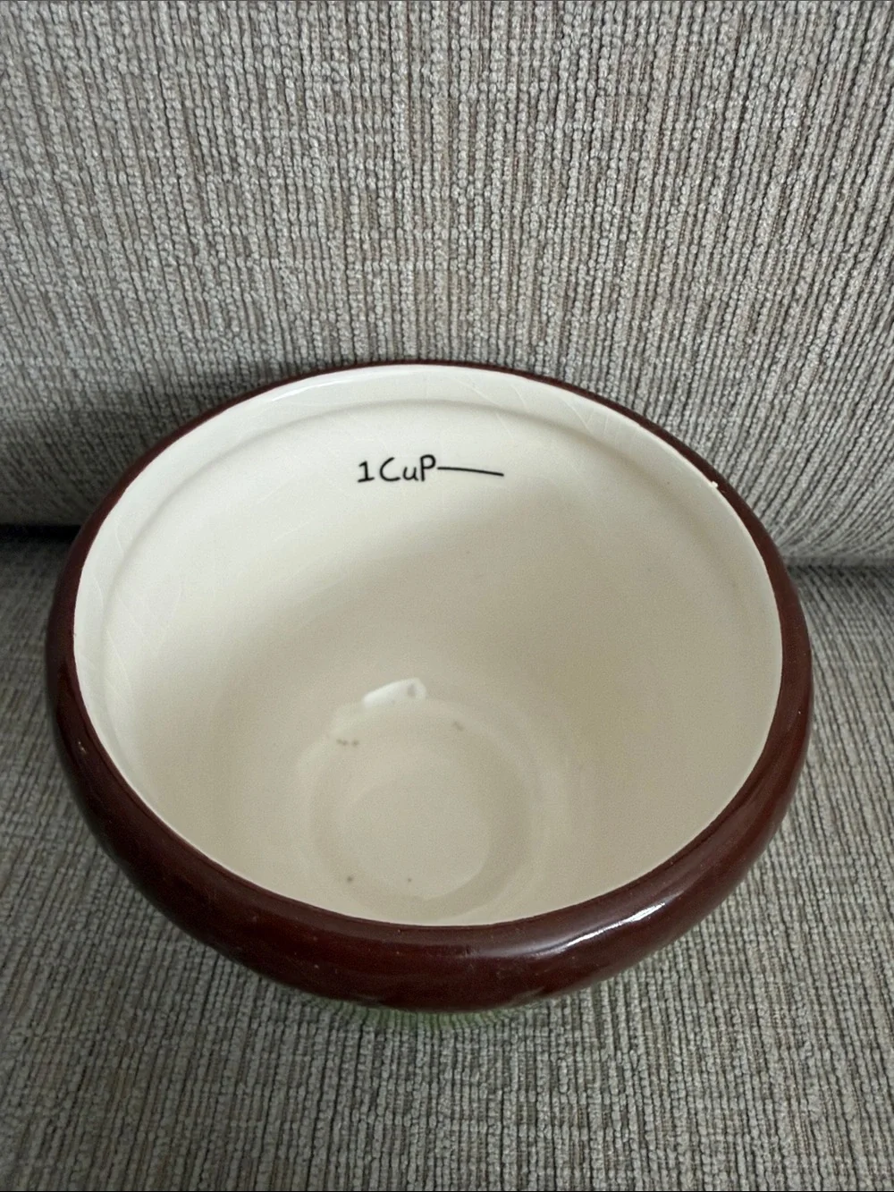 Vintage Pier 1 Measuring Cup Canister Squirrel Lid